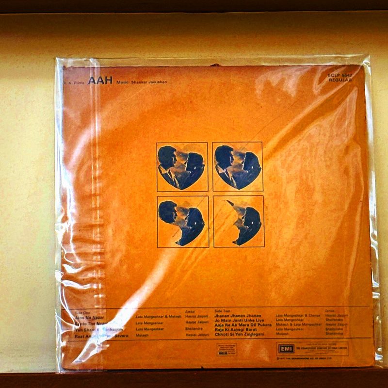 Shankar Jaikishan — Aah (Back)