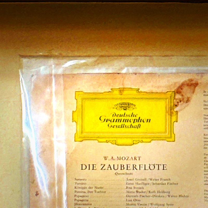 W. A. Mozart / Maria Stader, Rita Streich, Lisa Otto, Dietrich Fischer-Dieskau, Ernst Haefliger, Josef Greindl, Kim Borg, conducted by Ferenc Fricsay — Die Zauberflote (Querschnitt) (Back)
