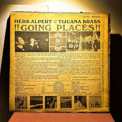 Herb Alpert & The Tijuana Brass — Going Places